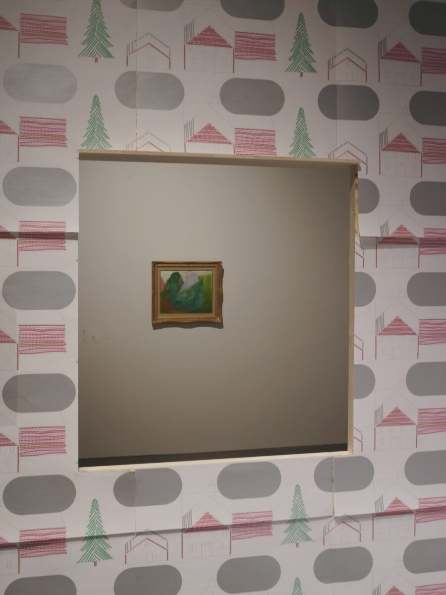 ［参考図版］「杉戸洋展：えりとへり / flyleaf and liner」展示風景　撮影：ホンマタカシ©︎Hiroshi Sugito, Kazunari Hattori